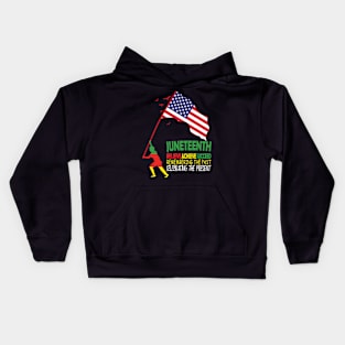 Juneteenth Is My Independence Day Black And Proud 2023, Juneteenth African American Black History 1865 Kids Hoodie